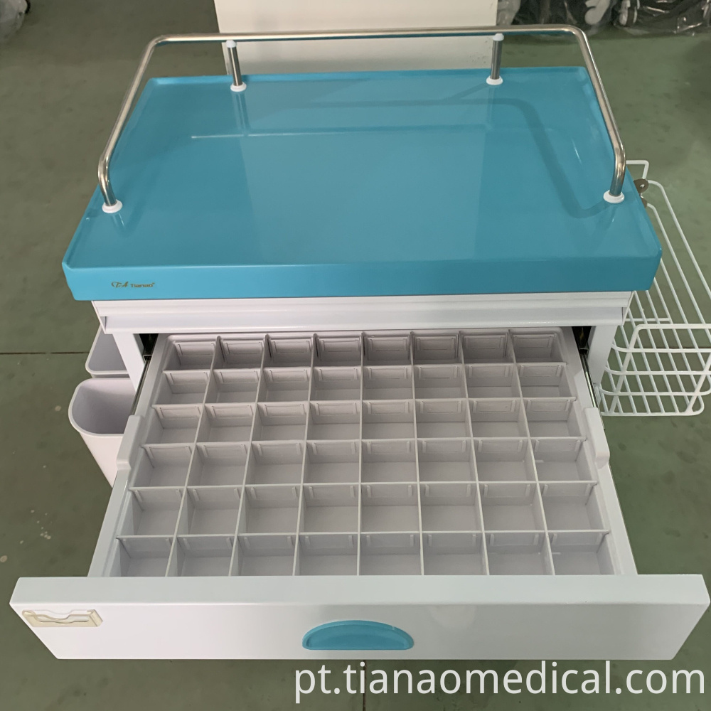 Trole médico da anestesia Medical Anesthesia Trolley
